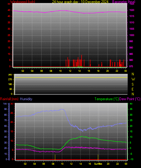 24 Hour Graph for Day 10